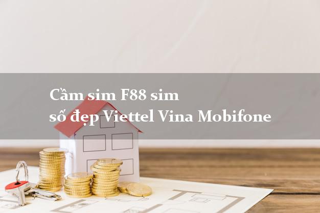 Cầm sim F88 sim số đẹp Viettel Vina Mobifone
