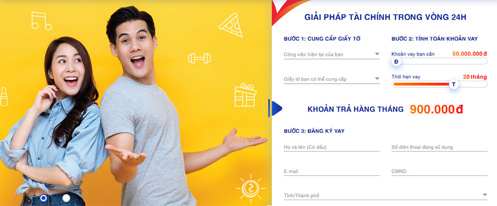 Hướng dẫn vay tiền Easy Credit trong ngày